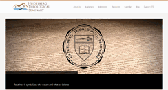 Desktop Screenshot of heidelbergseminary.org